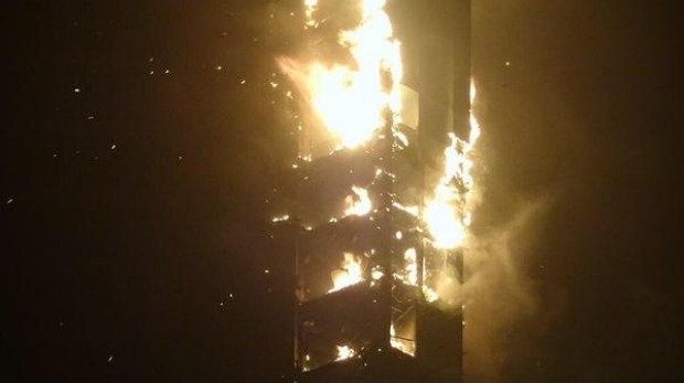 79_storey_Dubai_Marina_Torch_Engulfed_in_Flames